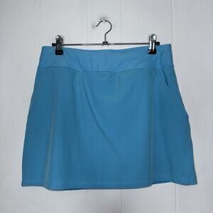 Lands’ End Women’s Tummy Control Swim Skirt Blue Size 10